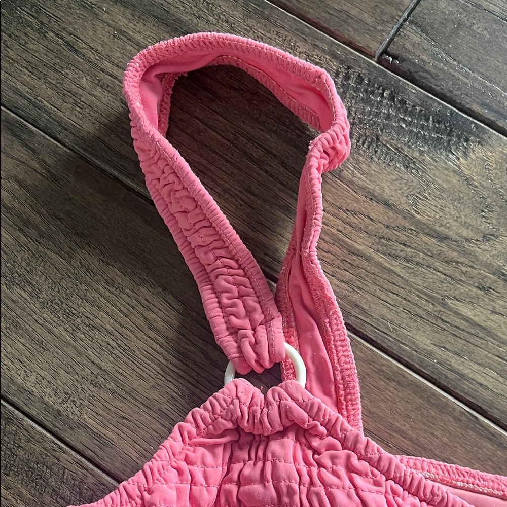Pink Textured Bikini Set - Picture 3 of 4